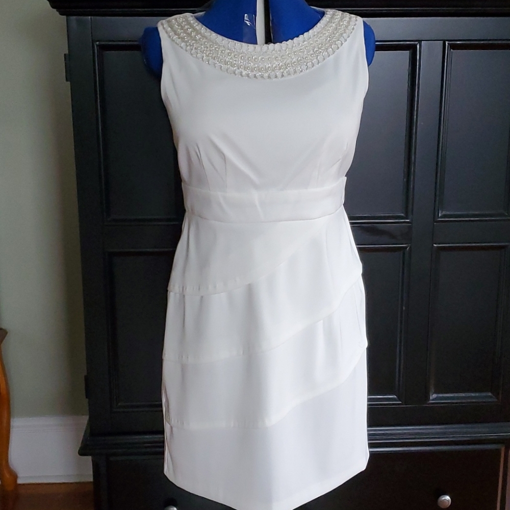 Connected Dress with embellished neckline sz 12 P